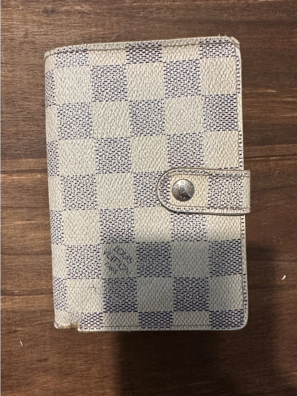 Louis Vuitton Damier Azur Kisslock Wallet